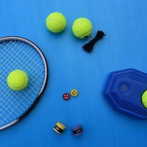 单人器材线初学者底座体育用品回弹网球拍锻炼拍训练带套装带网球